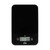 CDN SD1502-BK 15 Lbs. Black Tempered Glass Plastic Housing Rectangular Platform Digital Portion Control Scale