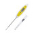 CDN DTTW572 3.5" Yellow Stainless Steel Stem Digital Type Thin Tip Pocket Thermometer