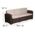 Flash Furniture DAD-SF-113R-CBN-GG 78.532 Chocolate Brown Chair