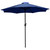 Flash Furniture XU-DG-UH3048-UB19BNV-GG 48" W x 30" D Rectangular with Navy Umbrella Patio Dining Table Set