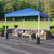 Flash Furniture JJ-GZ1010PKG-BL-GG 106" H Blue Pop-Up Canopy Tent