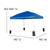 Flash Furniture JJ-GZ1010PKG-BL-GG 106" H Blue Pop-Up Canopy Tent