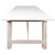 Flash Furniture XA-F-108X40-WH-GG 108" W Antique White Plywood Top Hercules Series Folding Rustic Farm Table