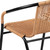 Flash Furniture 2-TLH-037-BGE-GG 352 Lbs. Beige Ratan with Metal Frame Stack Chair