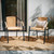 Flash Furniture 2-TLH-037-BGE-GG 352 Lbs. Beige Ratan with Metal Frame Stack Chair