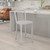 Flash Furniture CH-61200-24-SIL-GG 500 Lbs. Silver Galvanized Steel Slat Back Bar Stool