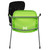 Flash Furniture RUT-EO1-GN-RTAB-GG 880 Lbs. Green Plastic Right Handed Tablet Arm Hercules Series Ergonomic Shell Chair