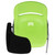 Flash Furniture RUT-EO1-GN-RTAB-GG 880 Lbs. Green Plastic Right Handed Tablet Arm Hercules Series Ergonomic Shell Chair