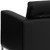 Flash Furniture ZB-LACEY-831-2-CHAIR-BK-GG Black LeatherSoft Button Tufted Hercules Lacey Series Chair