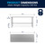 Flash Furniture NH-WT-3072-GG 30" x 72" Prep and Work Table