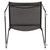 Flash Furniture RUT-438-GY-GG Gray Polypropylene Seat and Full Back Black Powder Coated Metal Sled Base Frame Hercules Series Stacking Chair