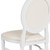 Flash Furniture LE-W-W-MON-GG White Vinyl Back Hercules Series King Louis Chair