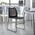 Flash Furniture RUT-498A-NY-GG Navy Blue Plastic Seat and Back Gray Powder Coated Metal Sled Base Frame Hercules Series Stacking Chair