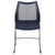 Flash Furniture RUT-498A-NY-GG Navy Blue Plastic Seat and Back Gray Powder Coated Metal Sled Base Frame Hercules Series Stacking Chair