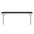 Flash Furniture RB-1872-BK-GG 70.8" W Black Plastic Laminated Top Rectangular Training Folding Table