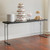 Flash Furniture RB-1872-BK-GG 70.8" W Black Plastic Laminated Top Rectangular Training Folding Table