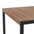 Flash Furniture XU-DG-UH3048-GG 30" W Faux Teak with Umbrella Hole Outdoor Dining Table