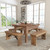 Flash Furniture XA-F-60-RD-GG 59.75" Dia. Antique Rustic Round Hercules Series Dining Table