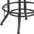 Flash Furniture ET-BR542-230-GG Black LeatherSoft 30" H Seat Height Swivel Bar Stool