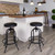 Flash Furniture ET-BR542-230-GG Black LeatherSoft 30" H Seat Height Swivel Bar Stool