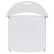 Flash Furniture RUT-188-WH-GG White Polypropylene Seat and Back Black Powder Coated Metal Sled Base Frame Hercules Series Ultra Compact Stacking Chair