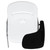 Flash Furniture RUT-EO1-WH-LTAB-GG 880 Lbs. White Plastic Left Handed Tablet Arm Hercules Series Ergonomic Shell Chair