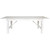Flash Furniture XA-F-96X40-WH-GG 96" W Plywood Top Hercules Series Folding Rustic Farm Table