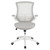Flash Furniture BL-X-5M-WH-GY-GG 250 Lbs. Gray Adjustable Height Swivel Task Chair