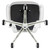 Flash Furniture BL-X-5M-WH-GY-GG 250 Lbs. Gray Adjustable Height Swivel Task Chair