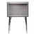 Flash Furniture MT-M6221-SGLSC-GREY-GG 35.75" W Nebula Gray Height Adjustable Legs Study Carrel with Top Shelf