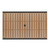 Flash Furniture XU-DG-UH3048-UB19BTN-GG 48" W x 30" D Rectangular with Tan Umbrella Patio Dining Table Set