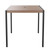 Flash Furniture XU-DG-UH3048-UB19BTN-GG 48" W x 30" D Rectangular with Tan Umbrella Patio Dining Table Set
