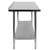 Flash Furniture NH-WT-2460BSP-GG 24" x 60" Prep and Work Table