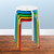 Flash Furniture LE-S1-MC-GG 265 Lbs. Steel Frame Plastic Seat Stool