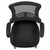 Flash Furniture BL-X-5C-GG 250 Lbs. Black Foam Seat Mesh Back Chair