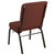 Flash Furniture PCCF-107 Cinnamon Steel Frame Stacking Advantage Chair