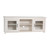 Flash Furniture GC-MBLK65-WH-GG 65" W White Wash Wood Frame Rectangular 3 Shelves TV Stand