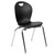 Flash Furniture ADV-TITAN-18BLK Black Stackable Polypropylene Seat Chair