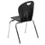 Flash Furniture ADV-TITAN-18BLK Black Stackable Polypropylene Seat Chair
