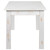 Flash Furniture XA-F-46X30-WH-GG 46" W Antique Rustic White Rectangular Hercules Series Farm Dining Table
