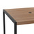 Flash Furniture XU-DG-810060364-GG 35.25" W x 29.5" H Synthetic Teak Square Patio Dining Table Set