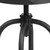 Flash Furniture ET-BR542-224-GG Black LeatherSoft 24" H Counter Height Swivel Bar Stool