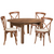 Flash Furniture XA-FARM-20-GG 59.75" W x 30" H Rusctic Design Hercules Series Farm Table and Chair Set