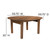 Flash Furniture XA-FARM-20-GG 59.75" W x 30" H Rusctic Design Hercules Series Farm Table and Chair Set
