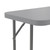 Flash Furniture RB-1872-GY-GG 70.8" W Gray Plastic Laminated Top Rectangular Training Folding Table