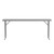 Flash Furniture RB-1872-GY-GG 70.8" W Gray Plastic Laminated Top Rectangular Training Folding Table