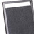 Flash Furniture FD-LUX-SIL-DKGY-GG Dark Gray Vinyl Upholstered Back and Seat Hercules Series Stacking Chair