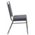 Flash Furniture FD-LUX-SIL-DKGY-GG Dark Gray Vinyl Upholstered Back and Seat Hercules Series Stacking Chair