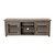 Flash Furniture GC-MBLK65-BK-GG 65" W Black Wash Wood Frame Rectangular 3 Shelves TV Stand