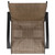 Flash Furniture 2-ET-SWVLPTO-30-GG 300 Lbs. Brown Galvanized Steel Rectangular Patio Swivel Stool